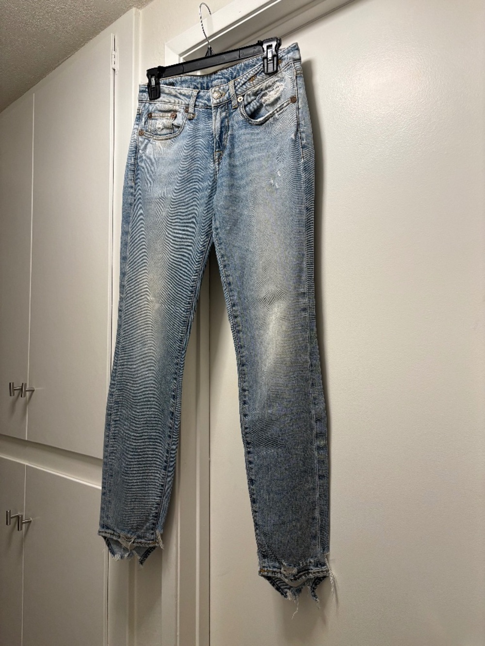 R13 perfectly distressed “Alison crop” jeans - size 26